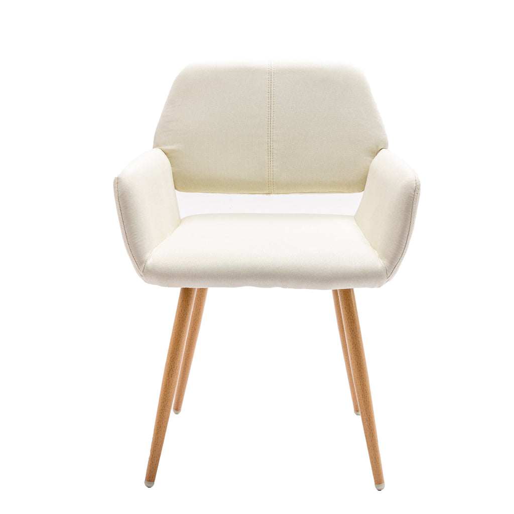 Modern Fabric Accent Chair with Metal Legs V260