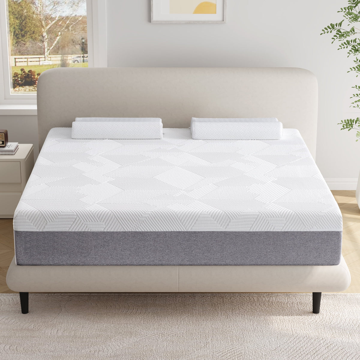 King Size Medium Firm Memory Foam Mattress O100030