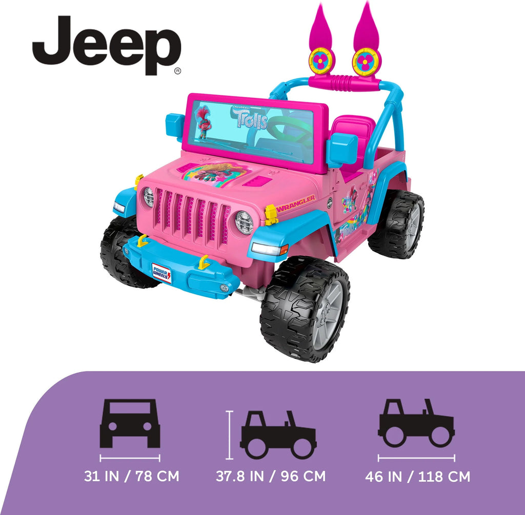 Jeep Wrangler Ride-On Toy Vehicle With Sounds Y7026