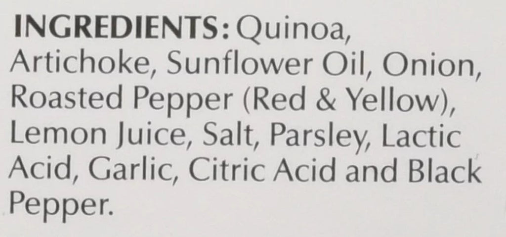 Quinoa Meal Artichoke & Roasted Pepper 7.9oz Pack of 6 R666