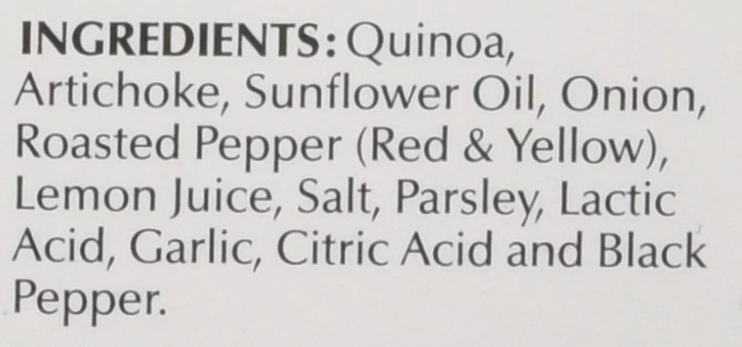 Quinoa Meal Artichoke & Roasted Pepper 7.9oz Pack of 6 R666