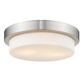 Flush Mount in Pewter with Opal Glass K629832