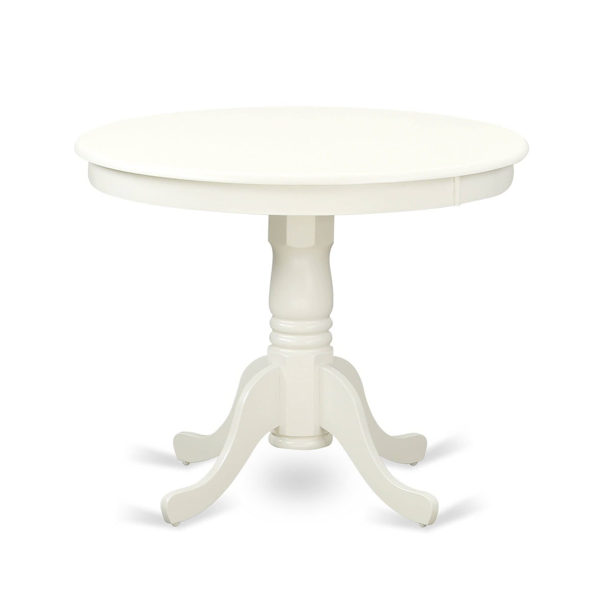 5pc Round 36 inch Table and 4 Vertical Slatted Chairs Y41809