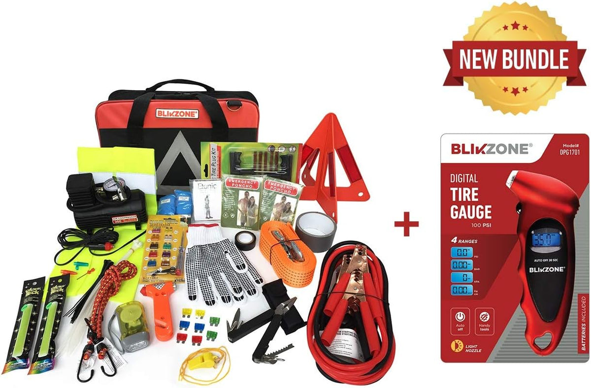 81 Pc Roadside Emergency Car Kit L1415