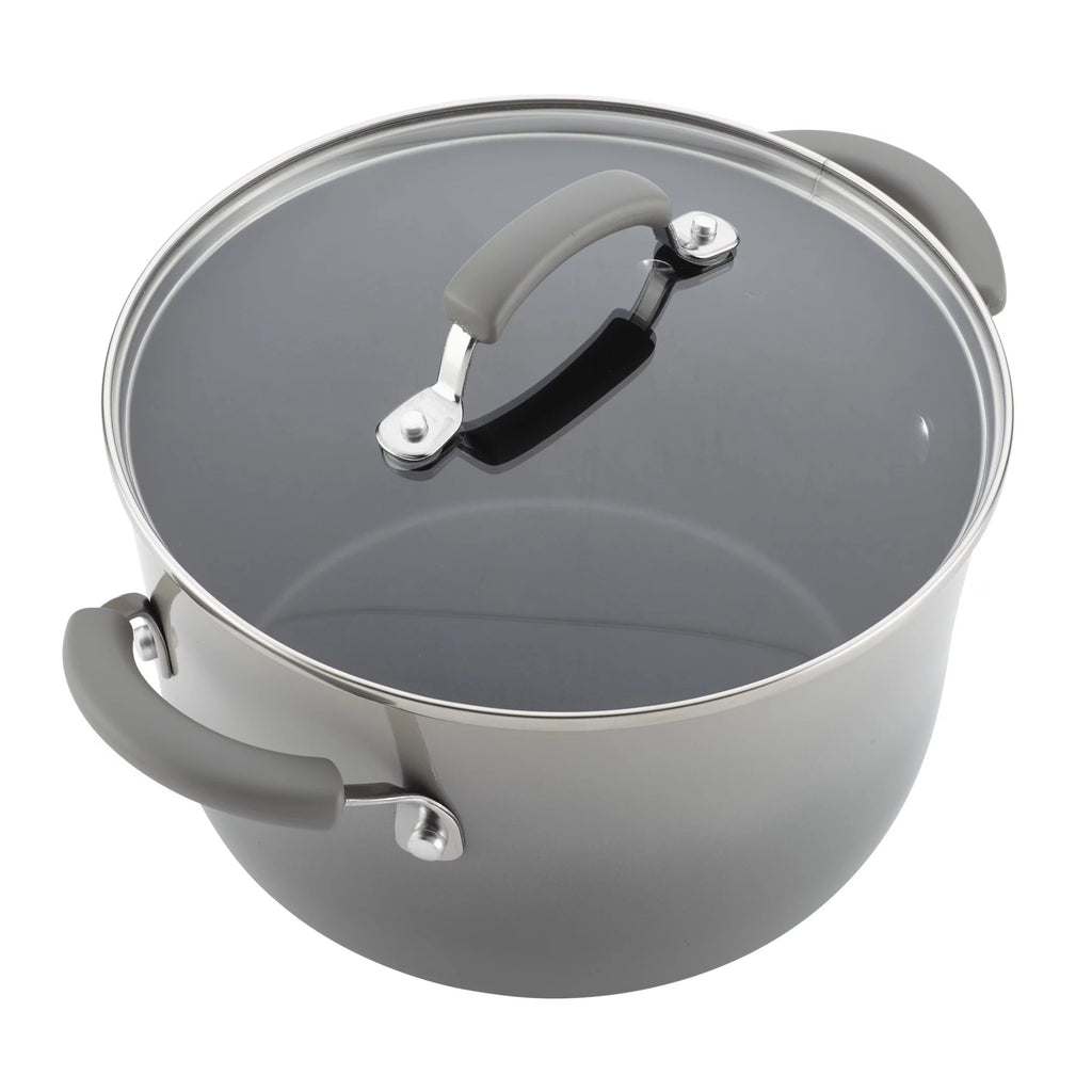15 Piece Hard Enamel Nonstick Pots and Pans Set Y763080