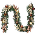 9 Ft Pre-Lit Christmas Garland with Lights W653