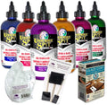 8 oz Gel Stain & Glaze Paint Bundle with Glaze Coat Kit X37541