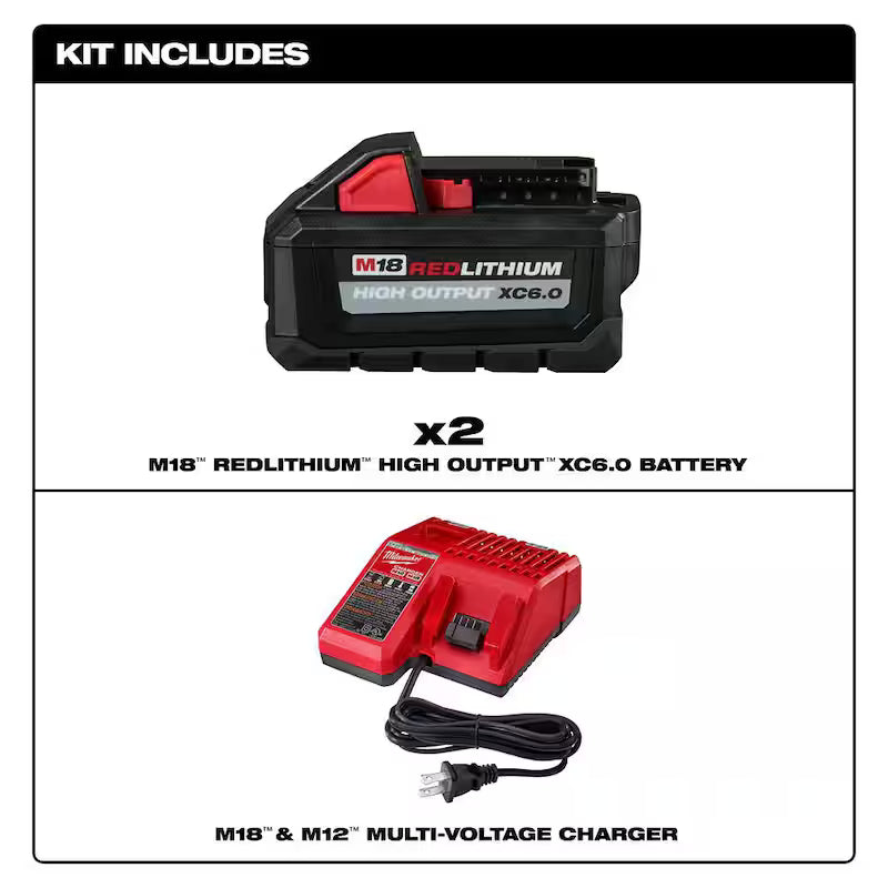 18-Volt Lithium-Ion Starter Kit with 6.0 Ah Battery and Charger C307224