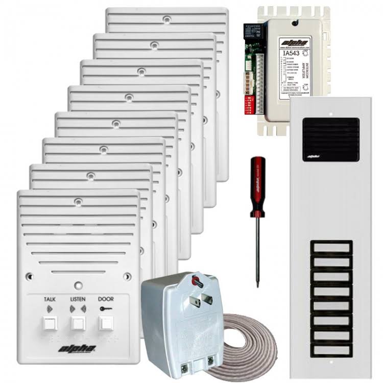 8 Unit Apt. Intercom Kit Z3068