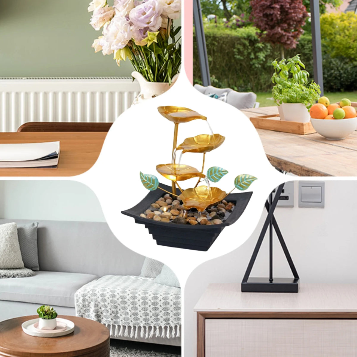 4 Tiers Desktop Waterfall Fountain R194