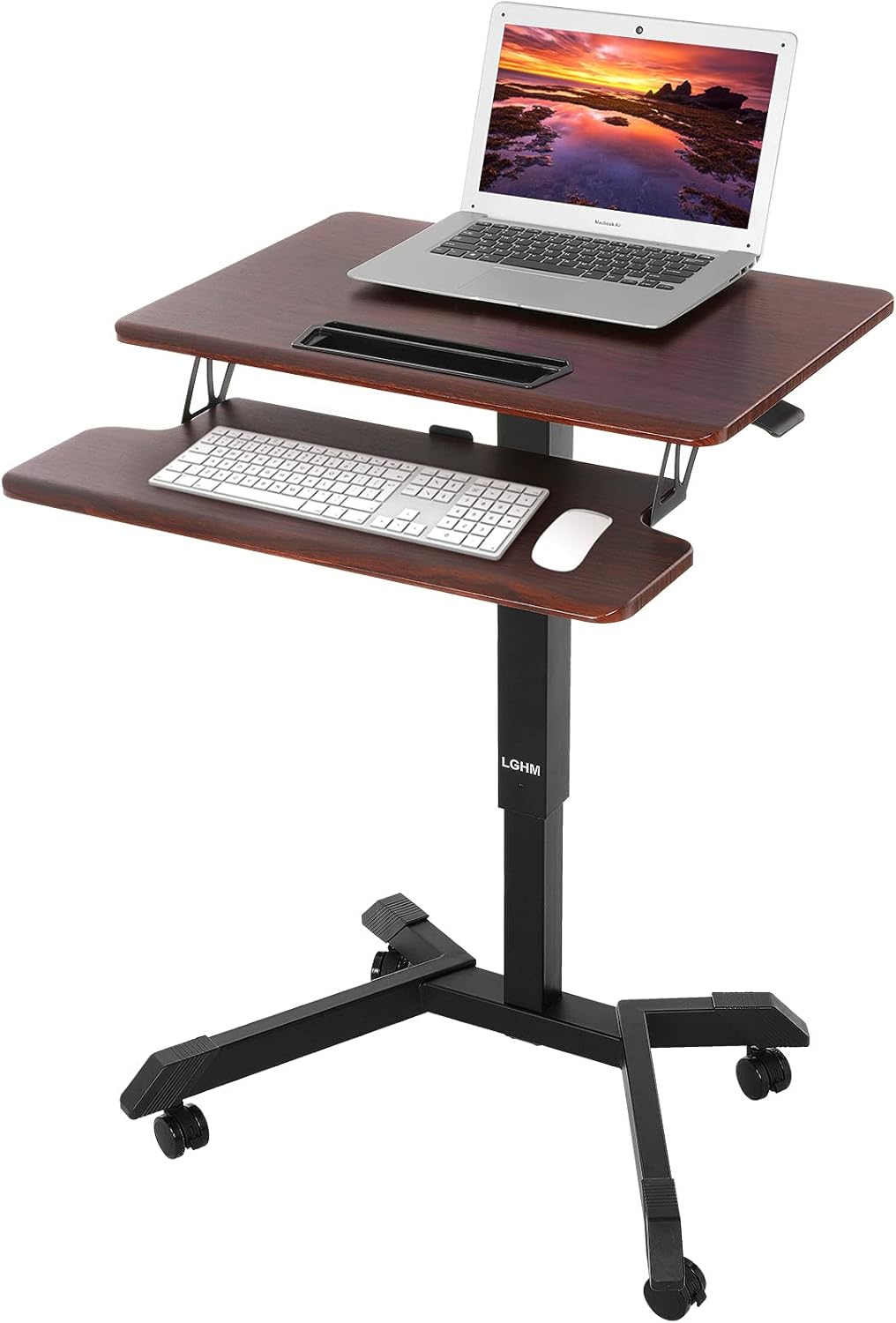 Height Adjustable Rolling Desk with Wheels R56227
