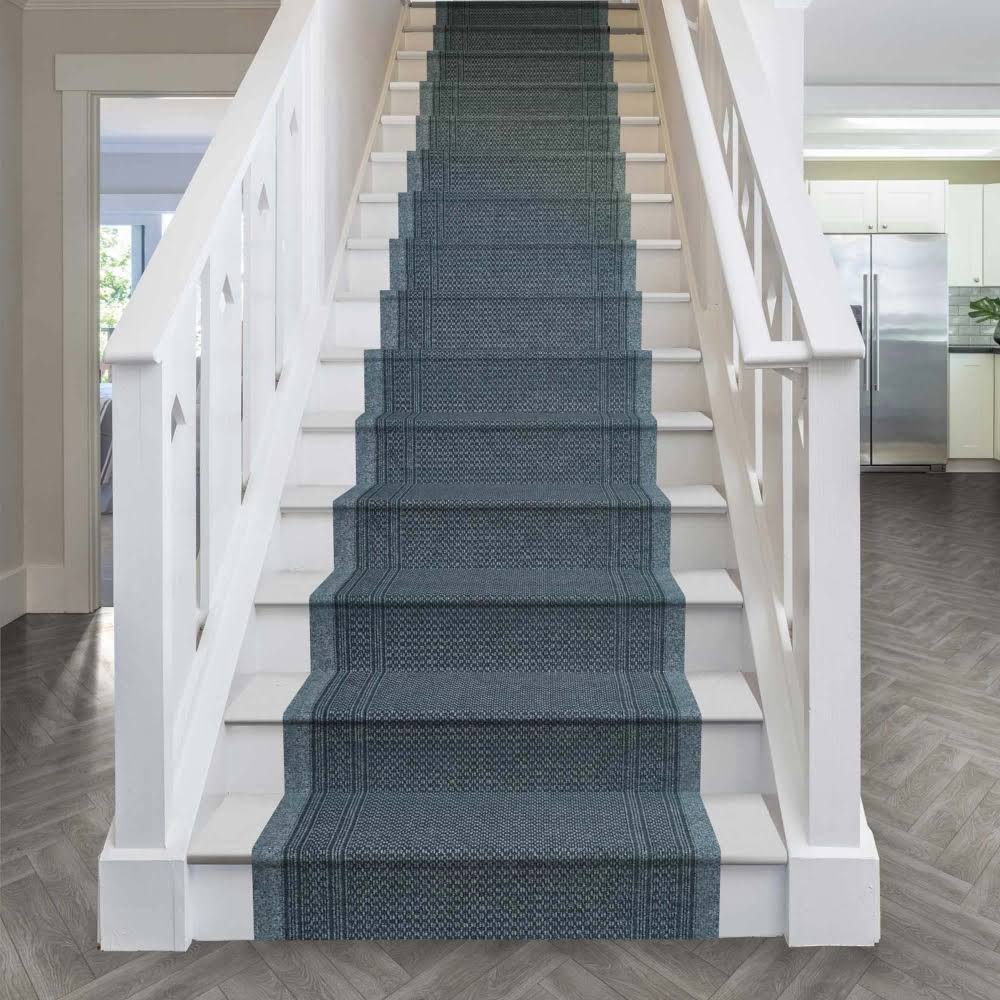 Aztec Gray Stair Carpet Runner 6 foot P850954