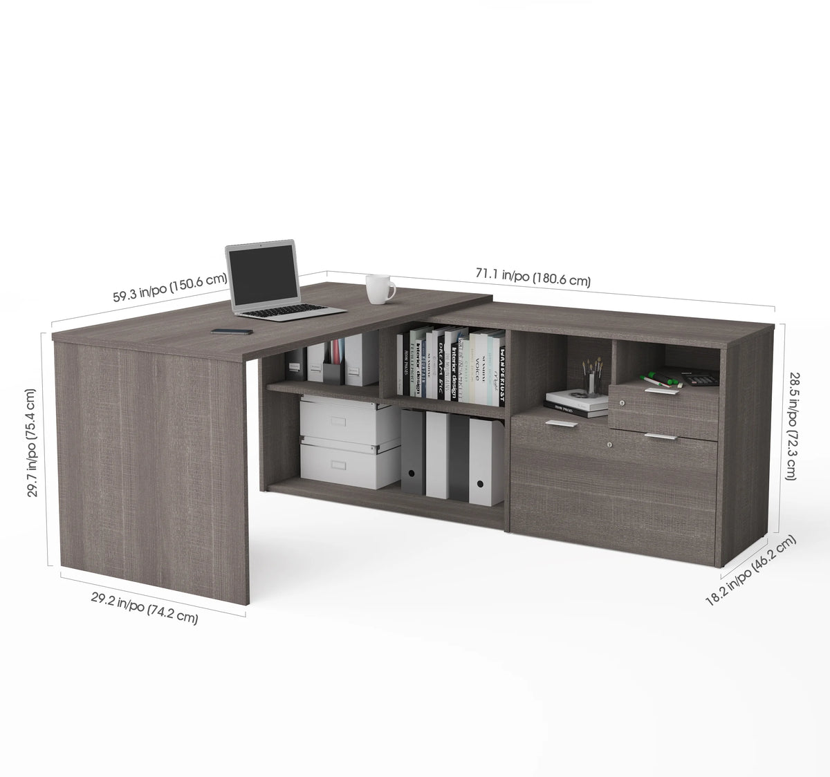 L-Shaped Desk U77946