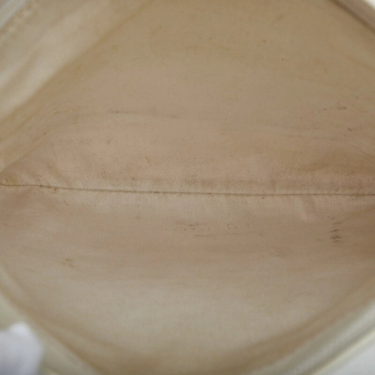 Pre-Owned Pink White Canvas Leather Shoulder Bag M118981