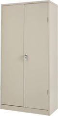 Tall Locking Steel Storage Cabinet with 4 Adjustable Shelves X94794