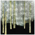 Printed Tempered Glass Art with Silver Leaf X424767
