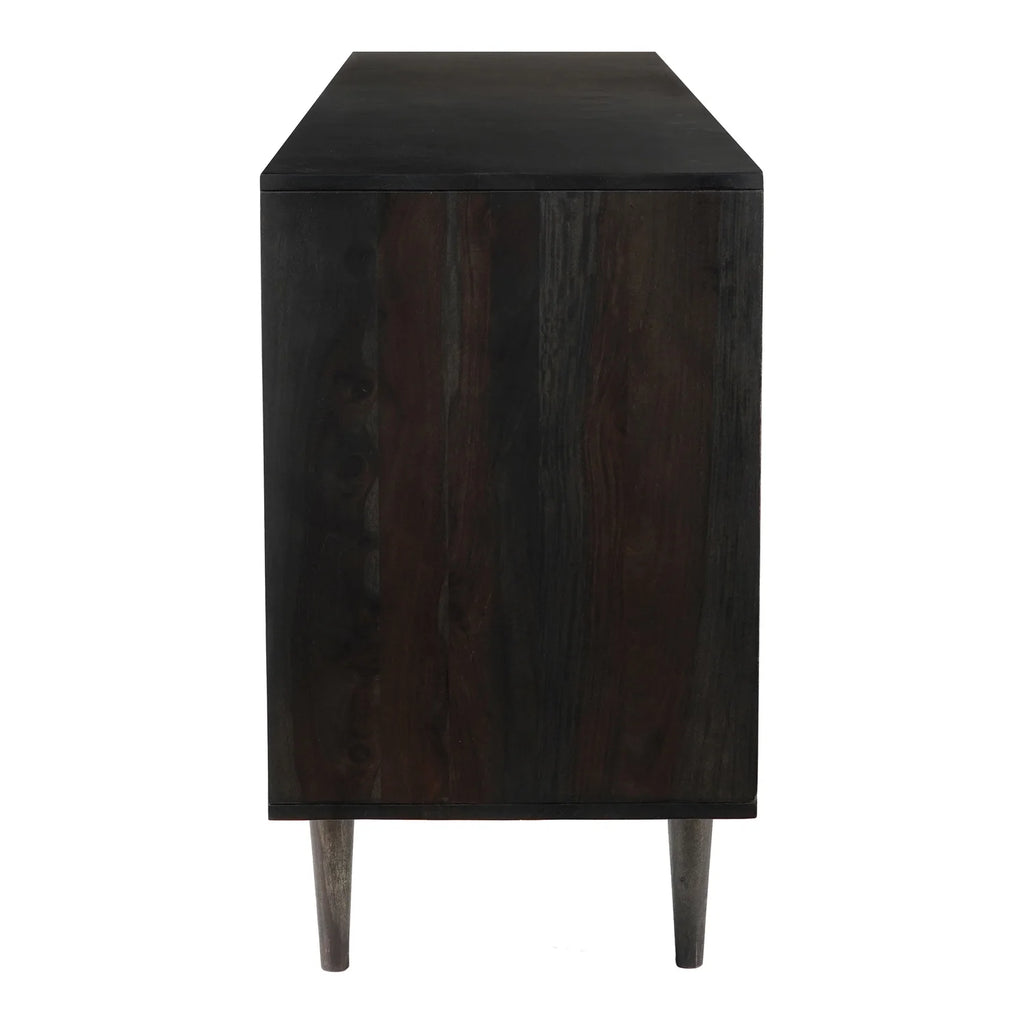 Black 4 Door Sideboard N8540