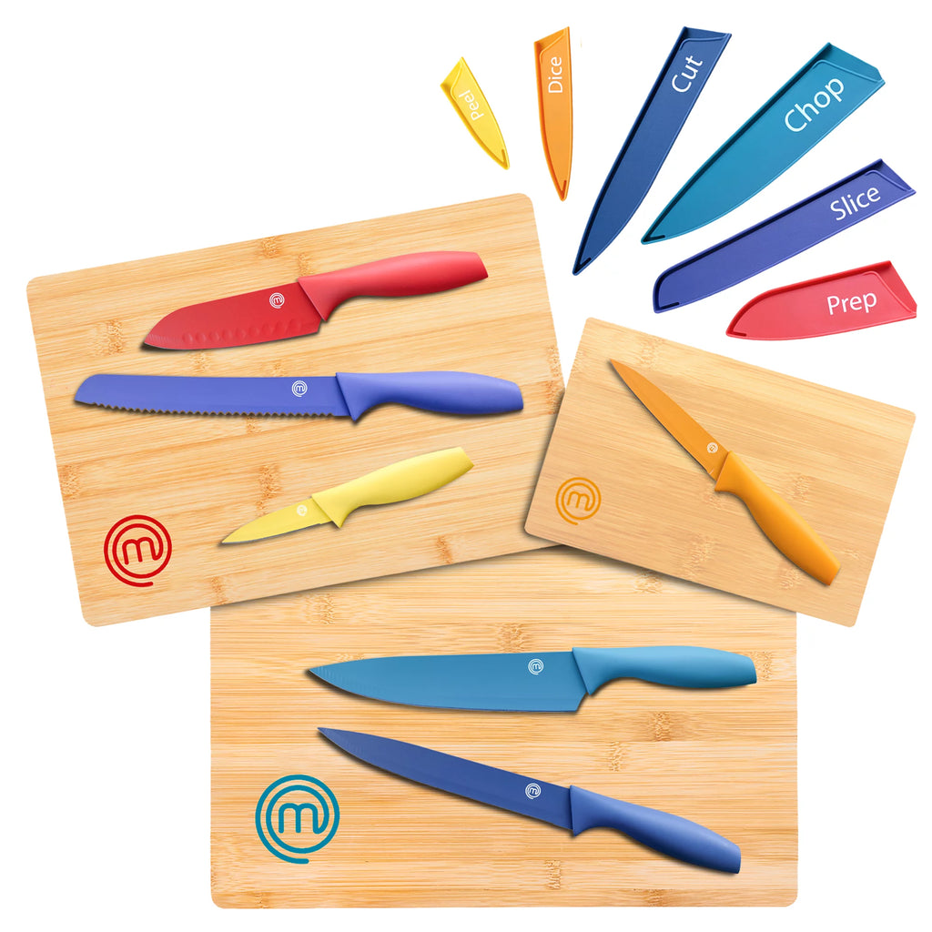 15 Piece Knife & Board Set T382
