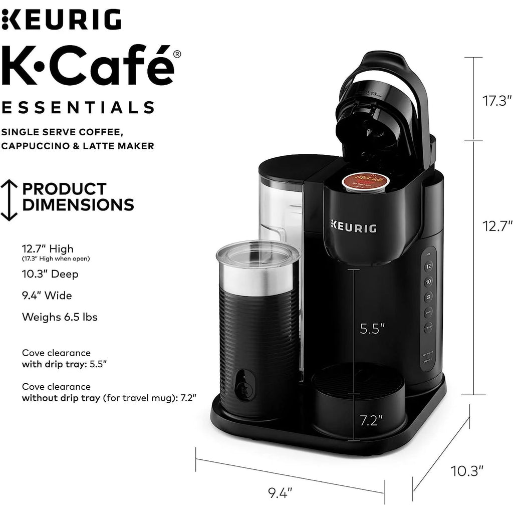 Black Single Serve Coffee, Latte and Cappuccino Maker H5967