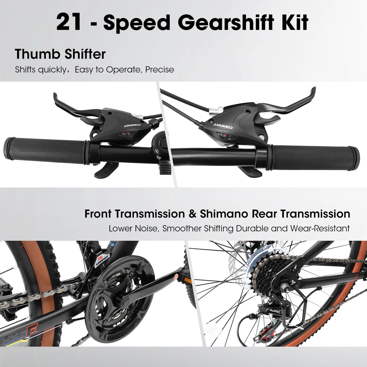 24 inch Mountain Bike with 21 Speed Disc Brakes J881523