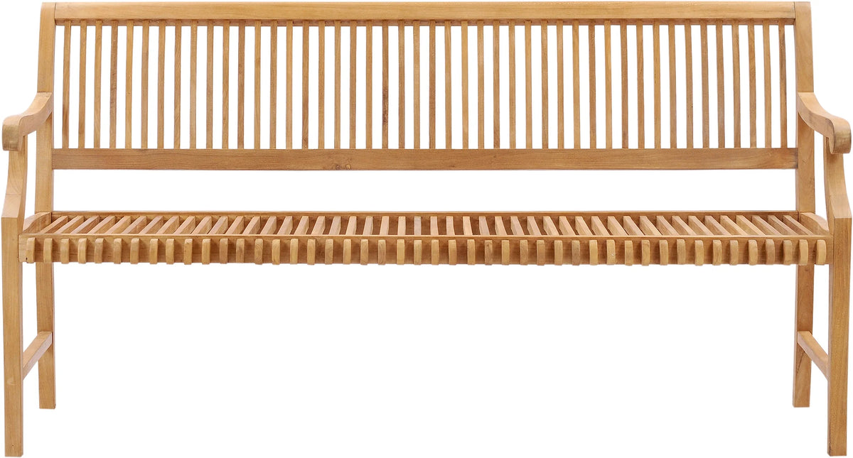 Teak Wood Outdoor Bench with Arms K628