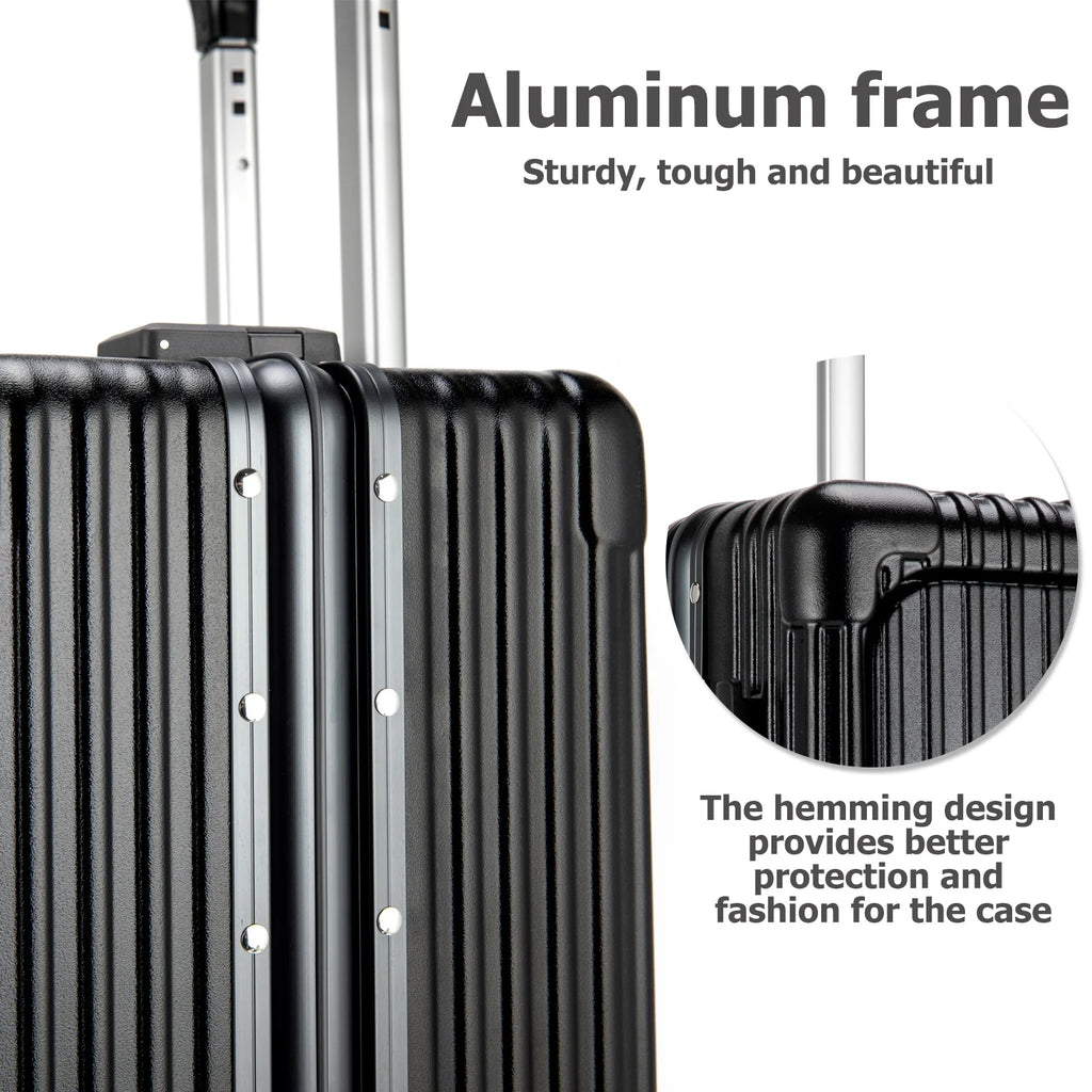 Aluminium Frame Hardside Expandable Spinner Wheel Luggage S4354
