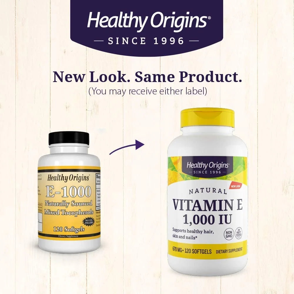 Natural Vitamin E 670 mg 120 Sgels G8336