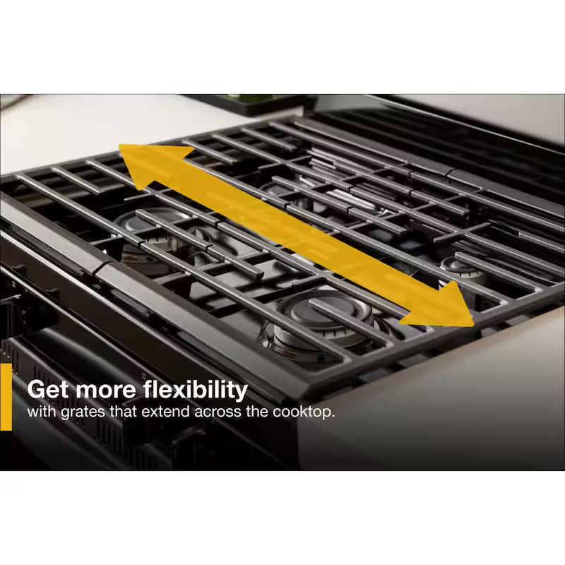 5-Burner Freestanding Gas Range in Stainless Steel X3820