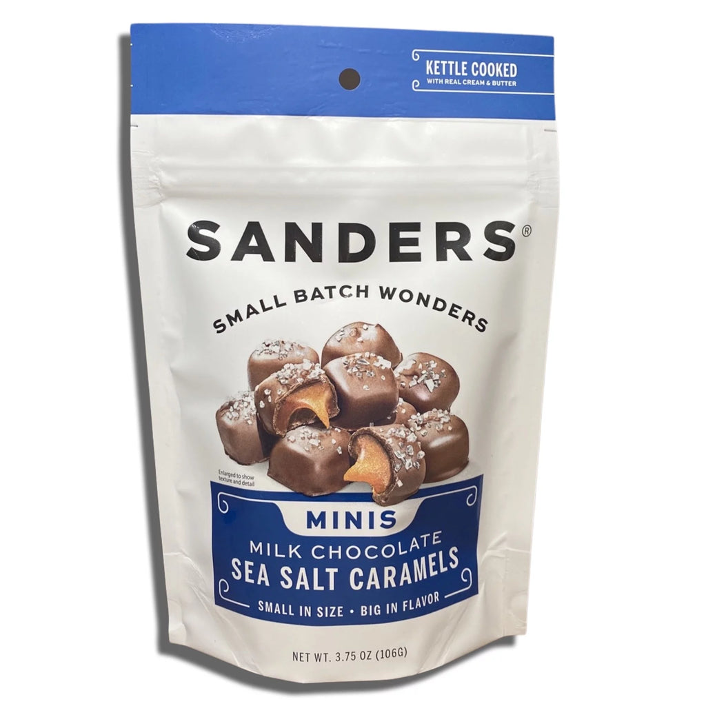 Milk Chocolate Sea Salt Caramel 3.75 oz Bag Value Pack of 4 G8970