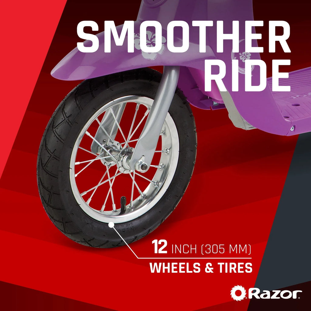 Purple Electric Scooter P411