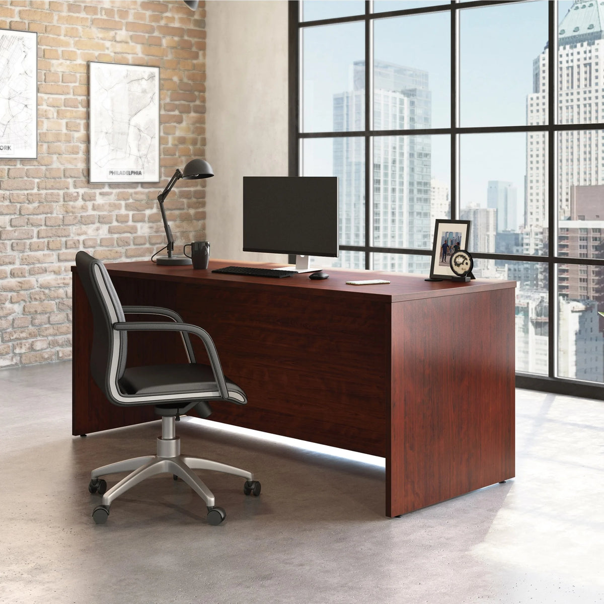 72" x 30" Engineered Wood Desk Shell J522899