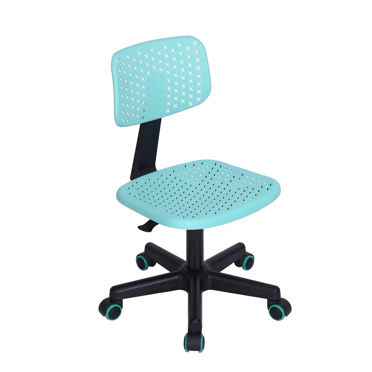 Turquoise Ergonomic Office Chair with Adjustable Height P847