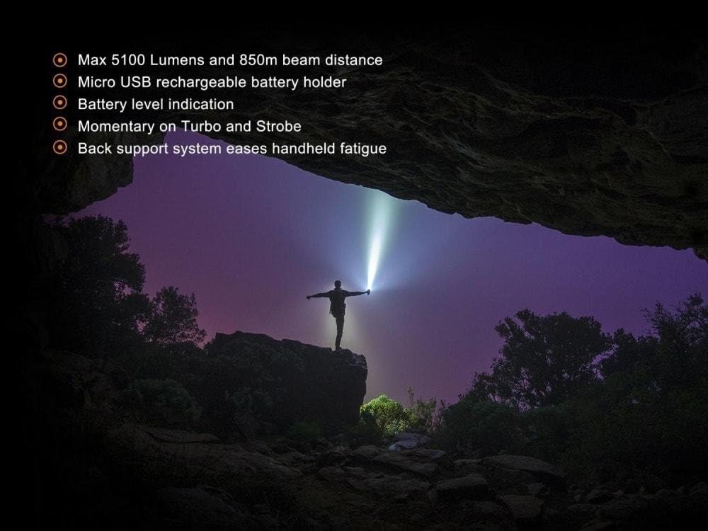 5100 Lumen 4 LED Flashlight M1441