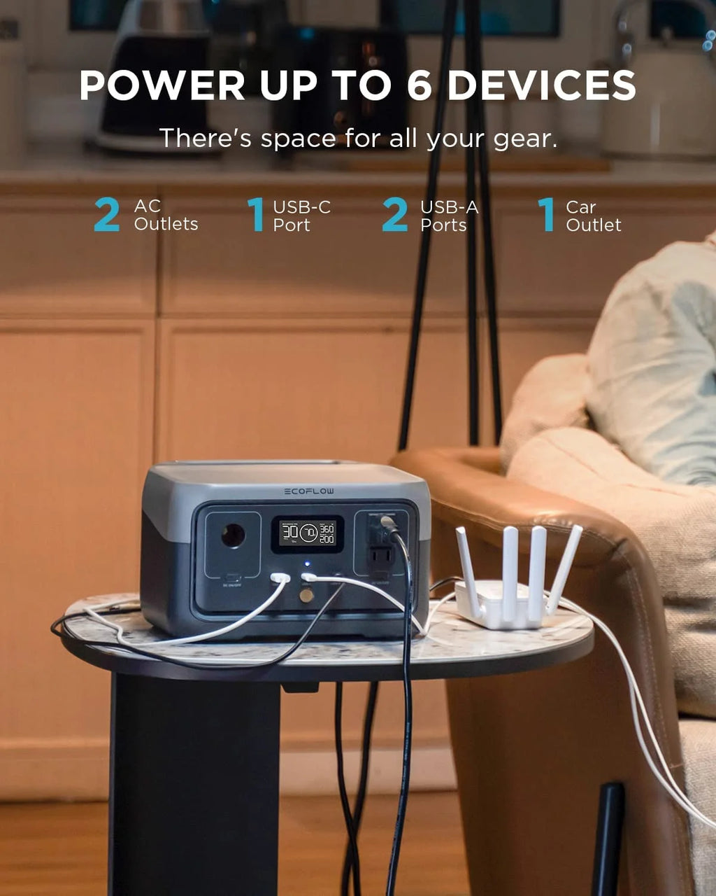Portable Power Station 256Wh 600W U545175
