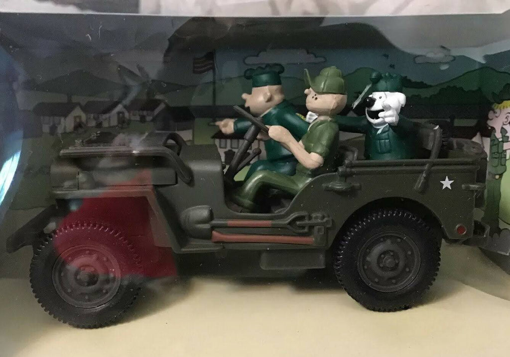 Die-Cast Beetle Bailey in Willys Jeep S757983