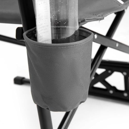 Blue Folding Camping Chair with Cup Holder D11468