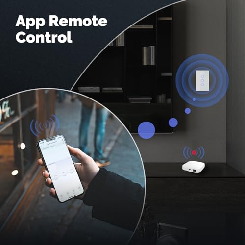 Black 4 Gang Smart Light Switch D255726