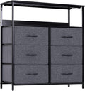 6 Drawer Dresser with Shelves Q1789