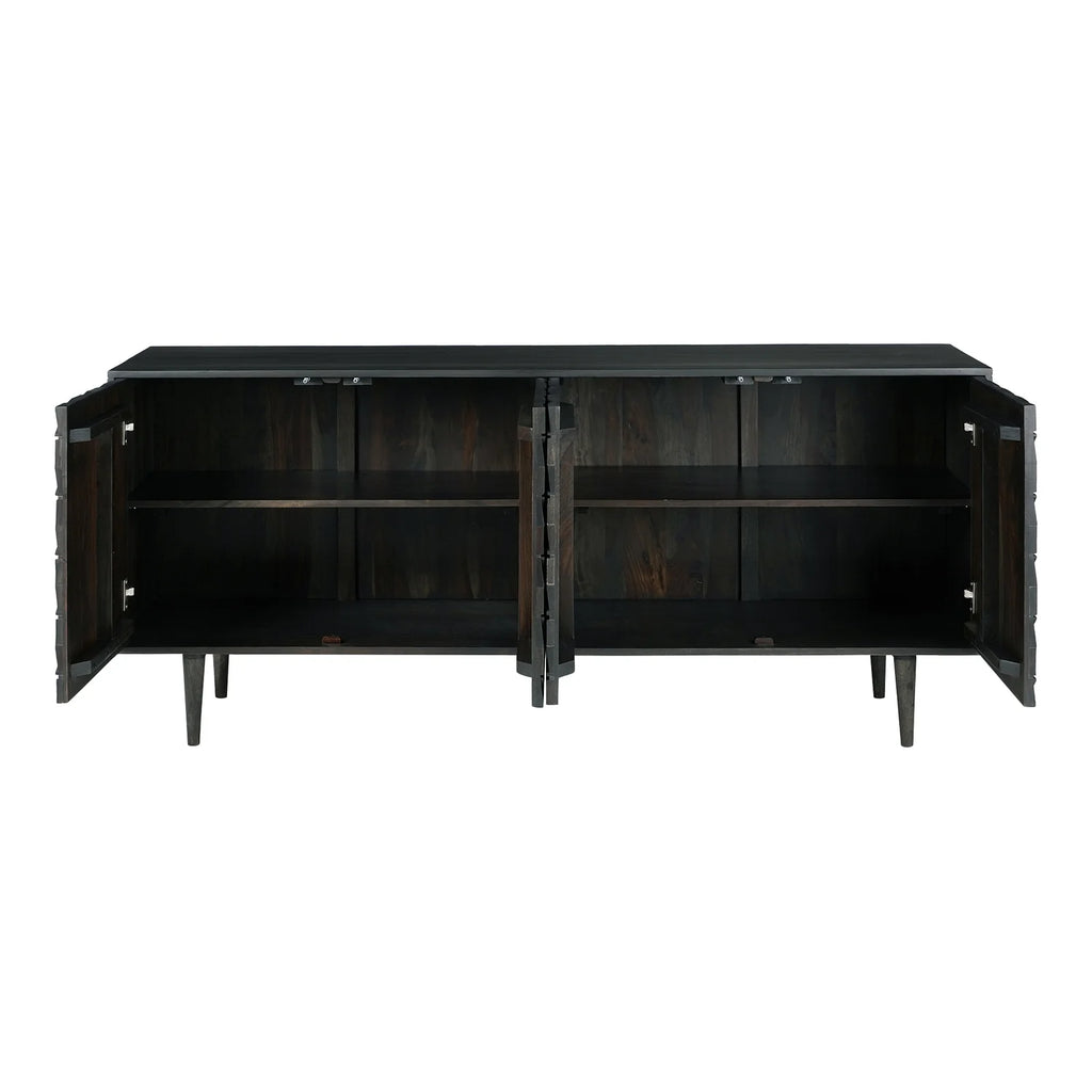 Black 4 Door Sideboard N8540