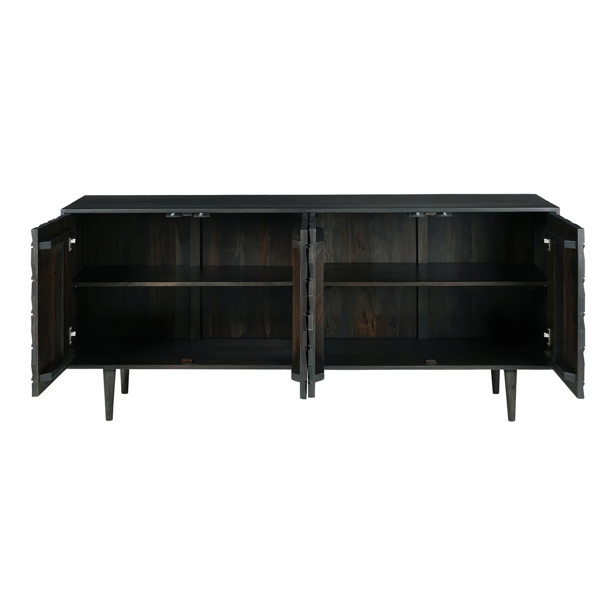 Black 4 Door Sideboard N8540