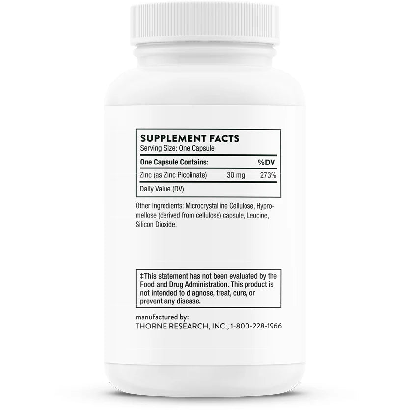 Zinc Picolinate 30 mg B5193