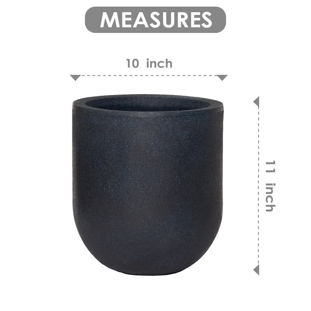 11 in Cylindro Plastic Planter R637