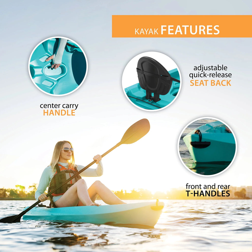 Teal 8 ft Sit-On-top Kayak M81225