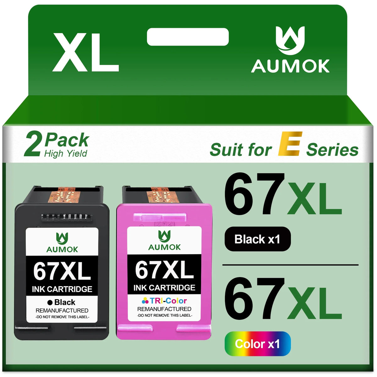 Black Color Combo Pack 67XL Ink Cartridges Y4725