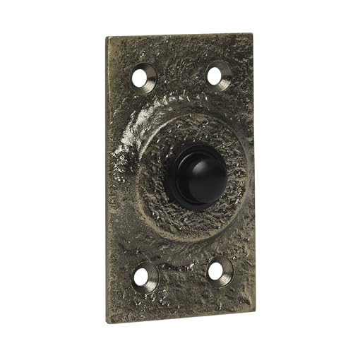 Black Powder Coated Iron Doorbell R4560