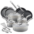 15 Piece Hard Enamel Nonstick Pots and Pans Set Y763080