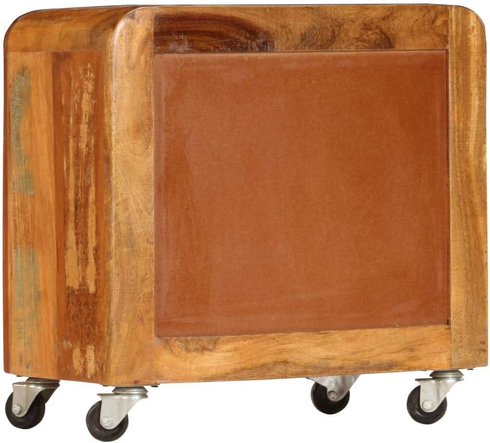 Solid Reclaimed Wood Bedside Cabinet 19.7x11.8x19.7 K932440