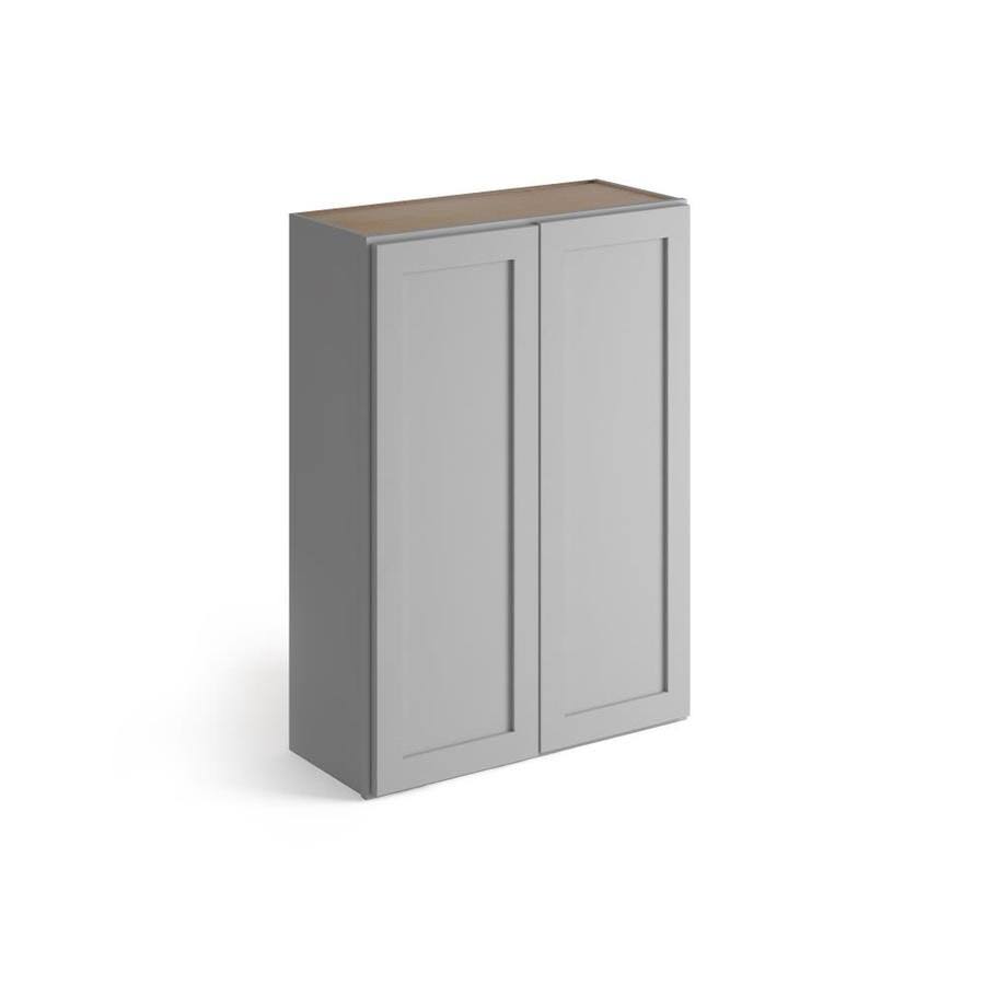 24-in W x 42-in H x 12-in D Gray Birch Wall Cabinet X21897