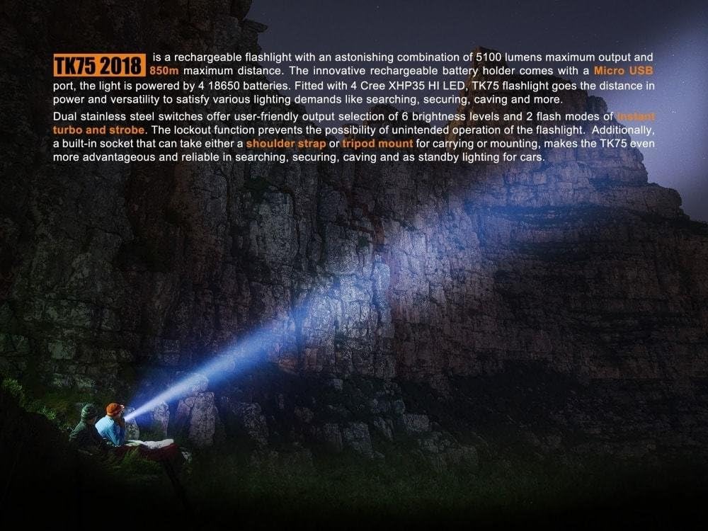 5100 Lumen 4 LED Flashlight M1441