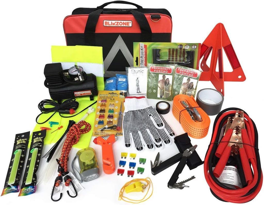 81 Pc Roadside Emergency Car Kit L1415